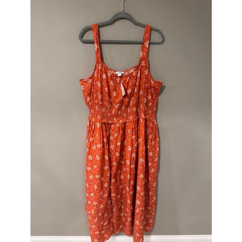 Sundance Orange Floral Maxi Dress